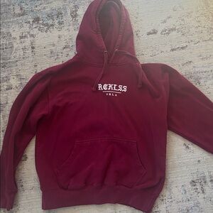 Young & Reckless Maroon Hoodie